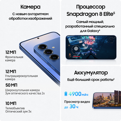 Смартфон Samsung Galaxy S25+ 5G 12/256Gb Mint