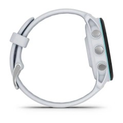Умные часы Garmin Forerunner 255S Music с белым ремешком
